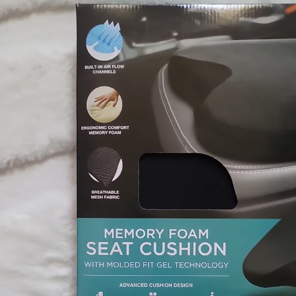 Ergonomic Memory Foam Seat Cushion